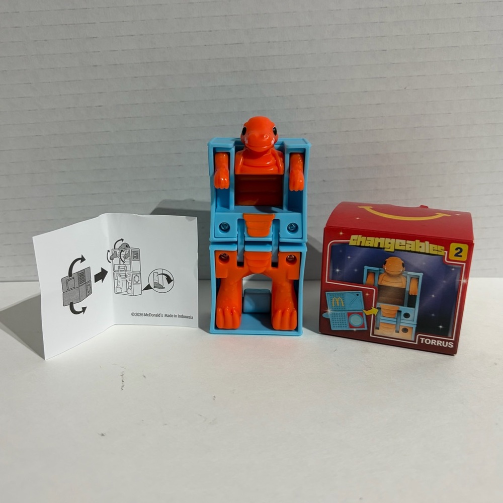 McDonald's Happy Meal 2026 Changables Torrus #2 NEW IN BOX Toy McDonalds